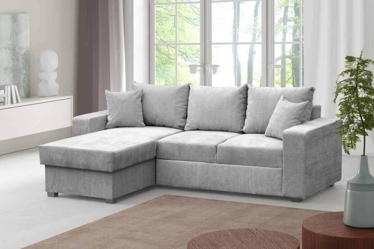 2BM - Hoeksalon Pepe - Links - Stof - Grijs - L235 X 164 / D87 / H87cm