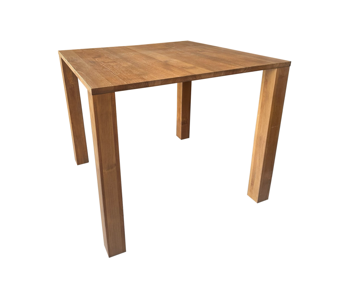 Massief vierkante tafel Louis