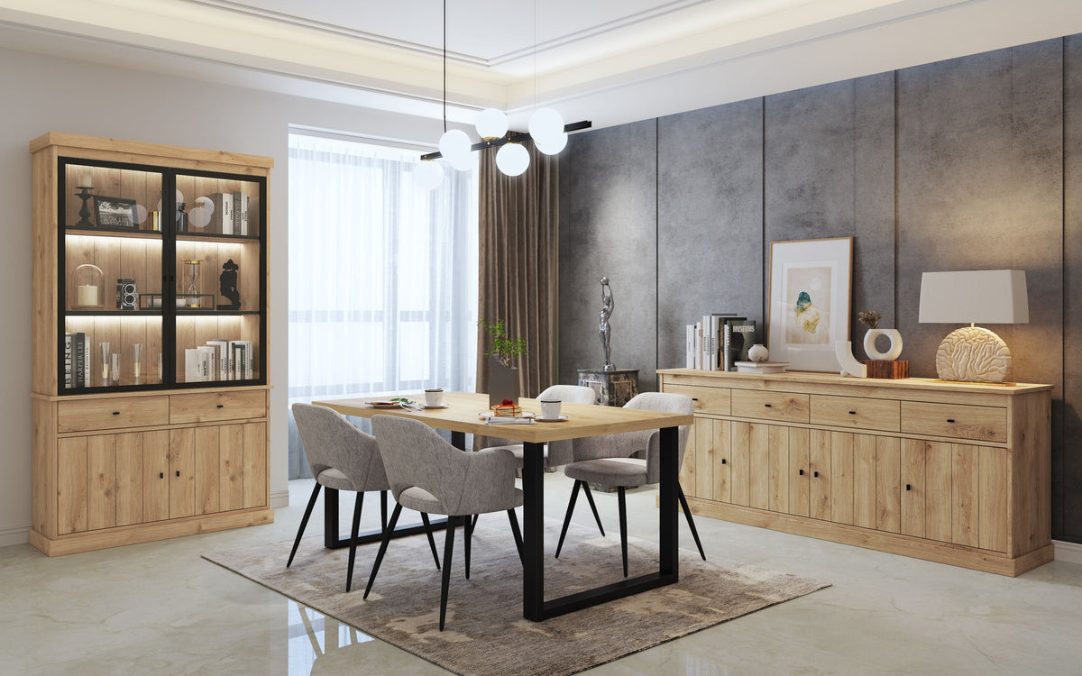 JAD - Eettafel Valencia - Warme Eik- 180x98x78cm