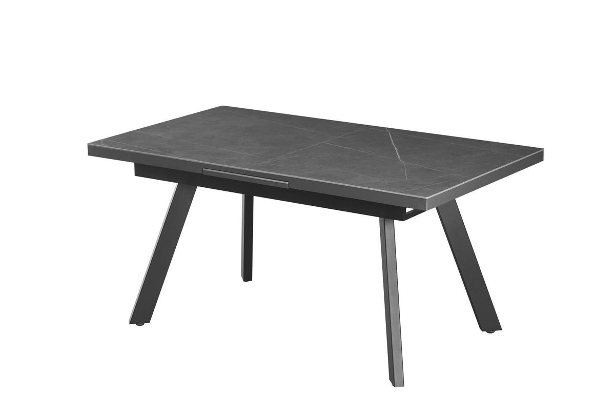2BM.- Keramische Eettafel Armani - Uitschuifbaar - Zwart