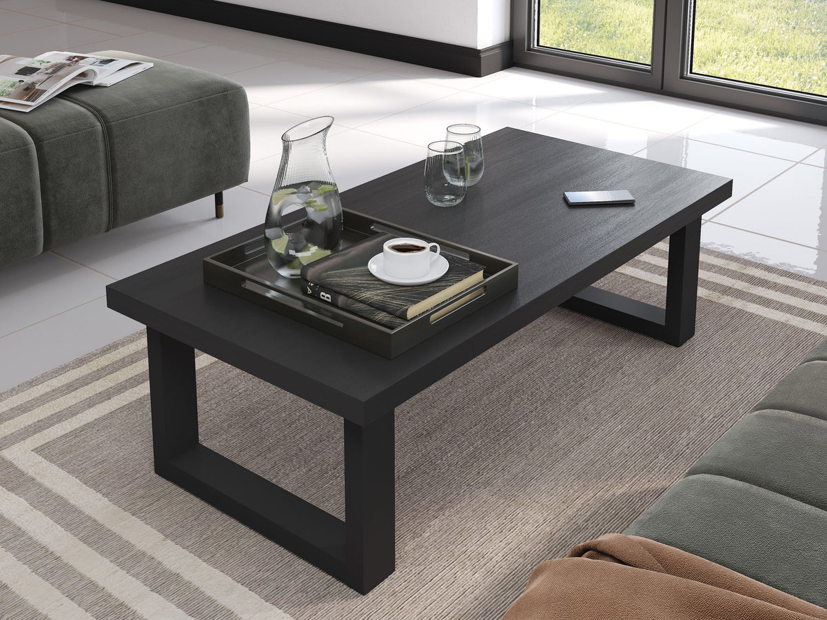 JAD - Salontafel Valencia - Zwart - 130x41x65cm