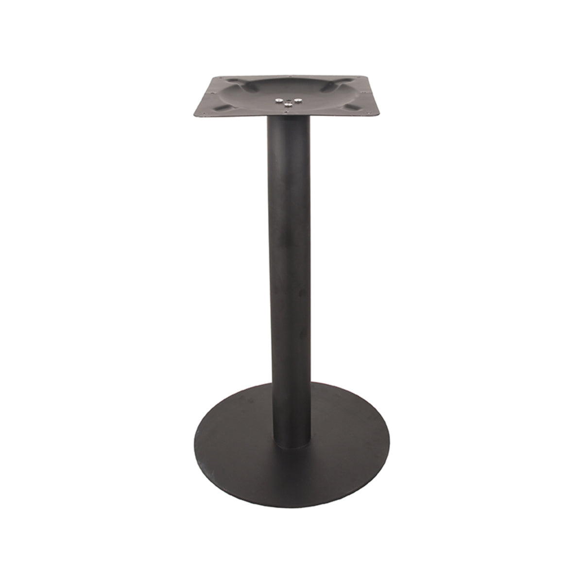 LABEL51 Table de salle à manger Pied de table Rond Simple - Noir - Métal - Rond - 72 cm
