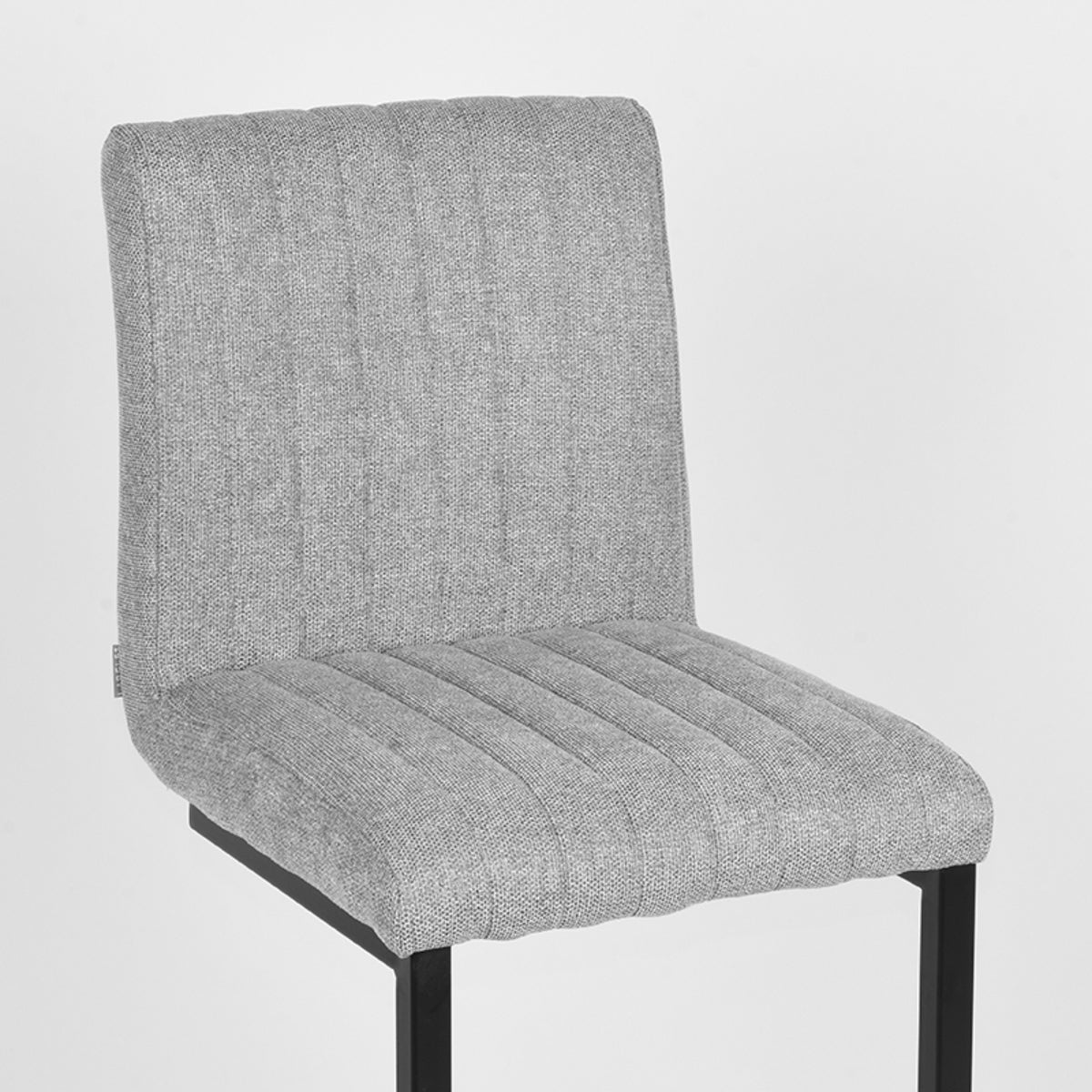 LABEL51 Tabouret de bar Milo - Zinc - Synthétique - Hauteur d'assise 65