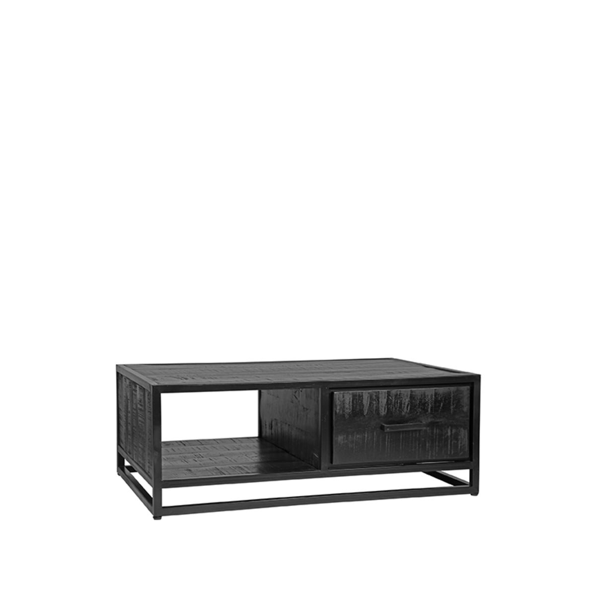 LABEL51 Table basse Chili - Noir - Bois de manguier