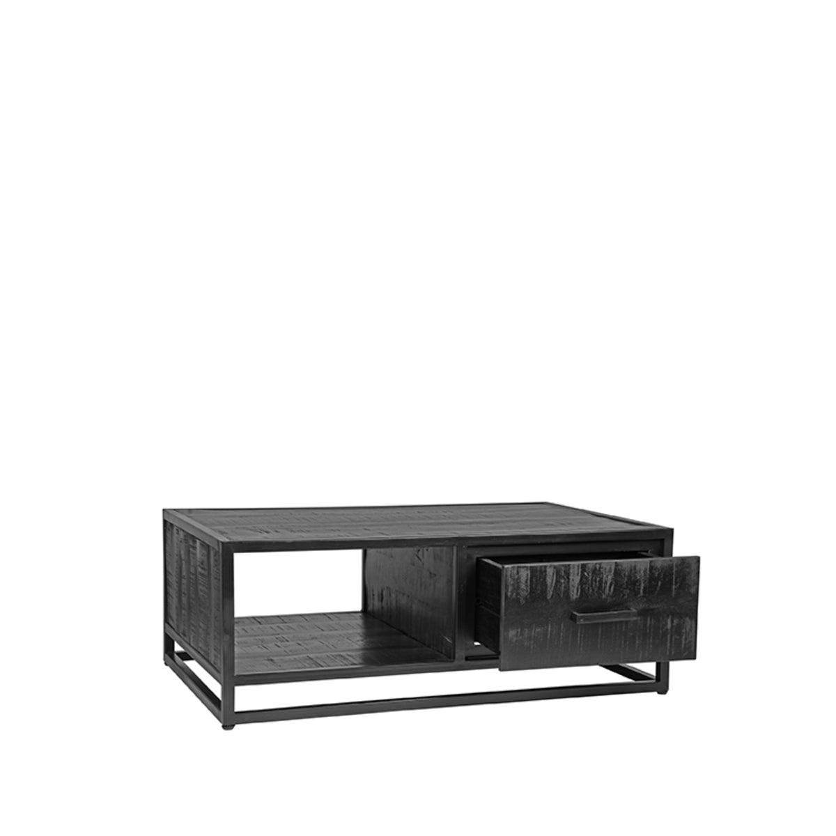 LABEL51 Table basse Chili - Noir - Bois de manguier