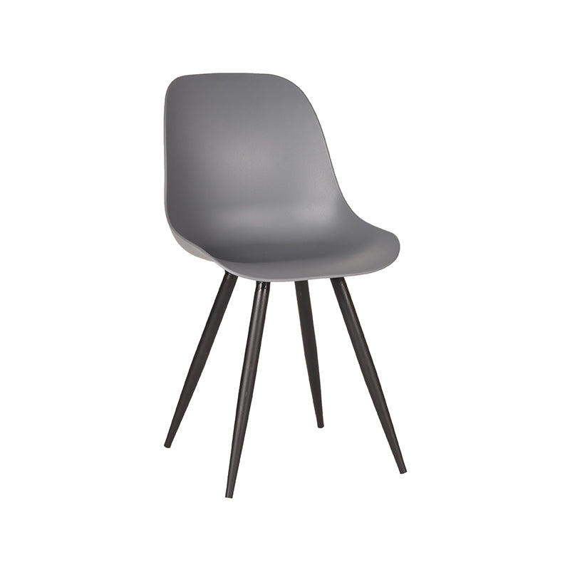 LABEL51 Chaise de salle à manger Monza - Anthracite - Plastique