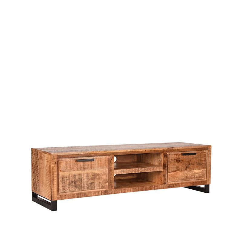 LABEL51 - Tv-Meubel Glasgow - Rough - Mangohout - 160 cm