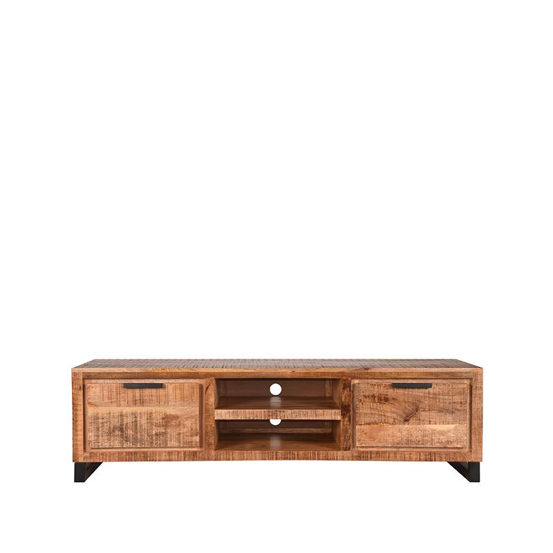 LABEL51 - Tv-Meubel Glasgow - Rough - Mangohout - 160 cm