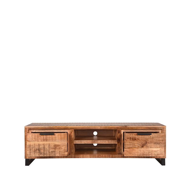LABEL51 - Tv-Meubel Glasgow - Rough - Mangohout - 160 cm