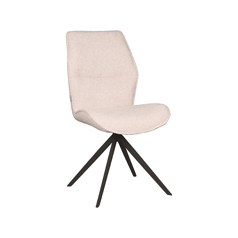 LABEL51 Eetkamerstoel Comfy - Naturel - Boucle