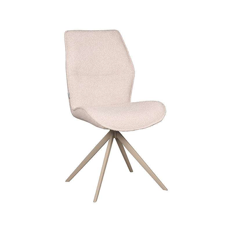 LABEL51 Chaise de salle à manger Comfy - Naturel - Bouclé