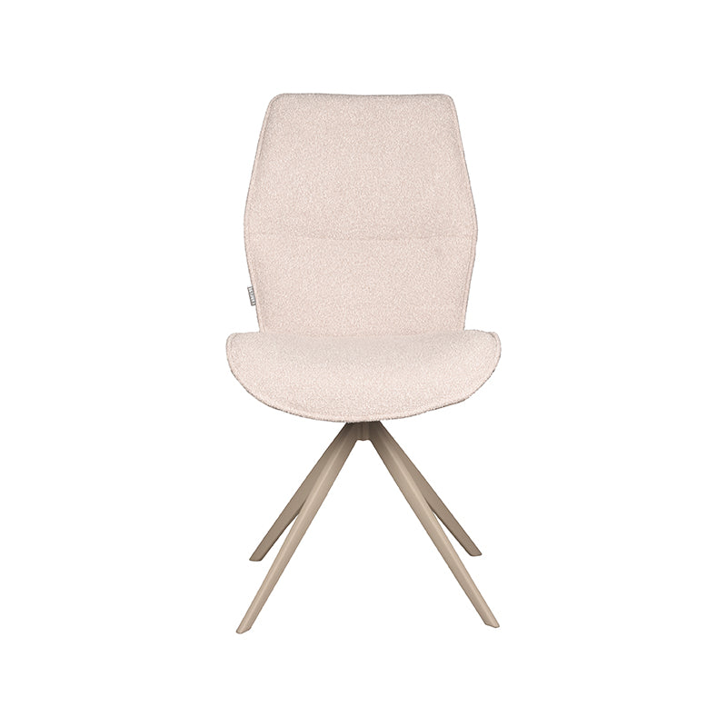 LABEL51 Chaise de salle à manger Comfy - Naturel - Bouclé