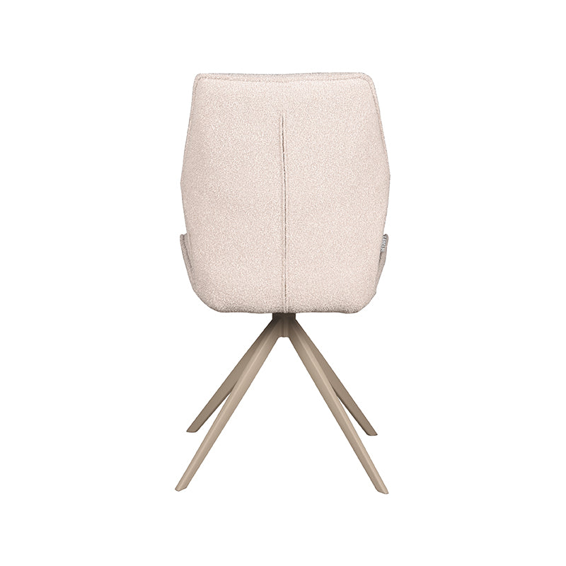 LABEL51 Chaise de salle à manger Comfy - Naturel - Bouclé