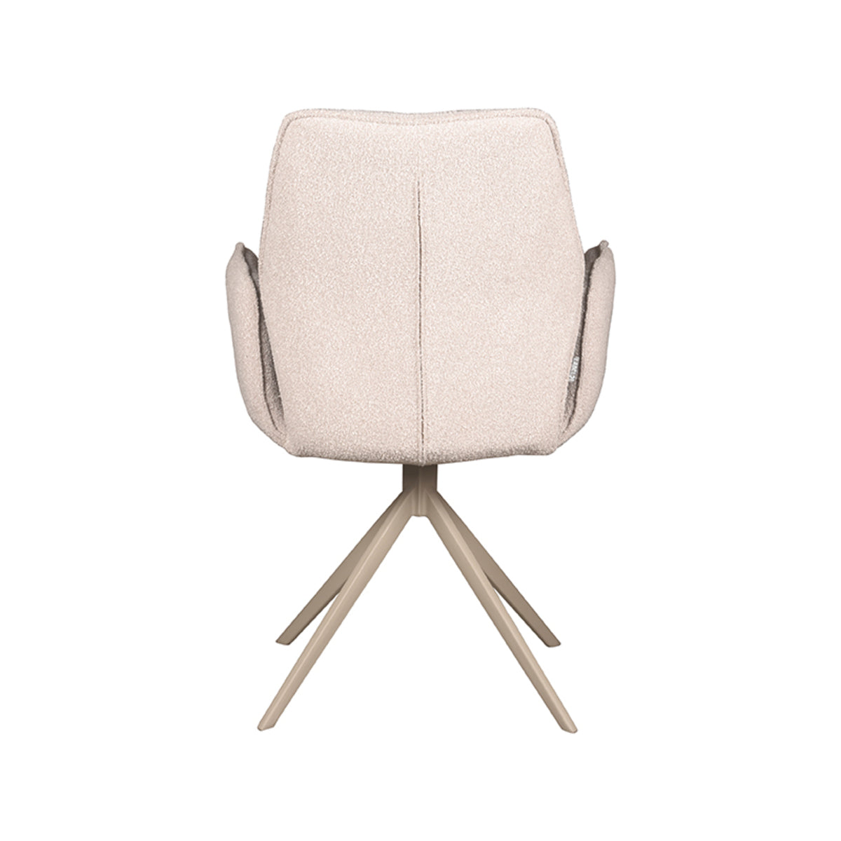 LABEL51 Chaise de salle à manger Mellow - Naturel - Boucle