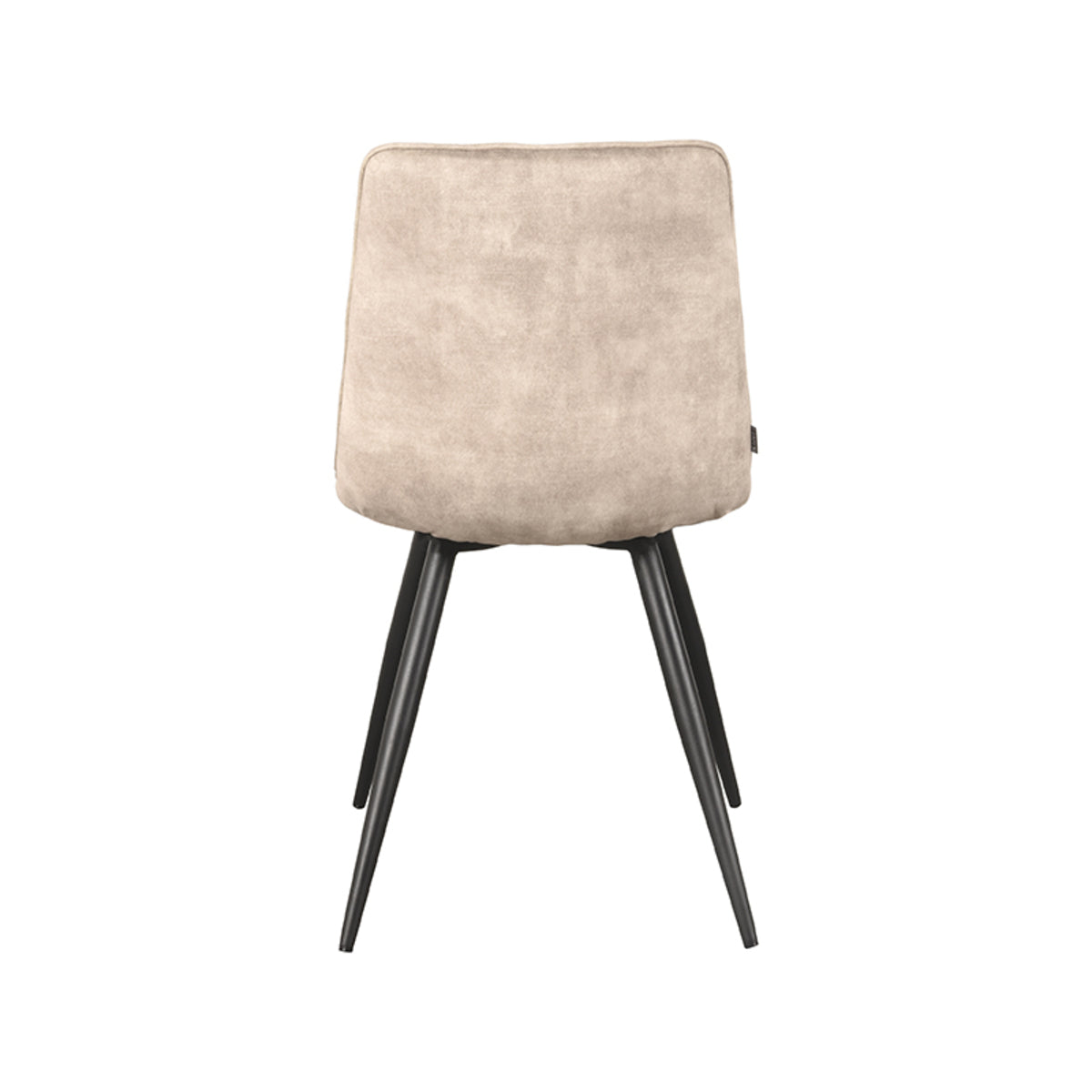 LABEL51 Chaise de salle à manger Jelt - Sable - Velours