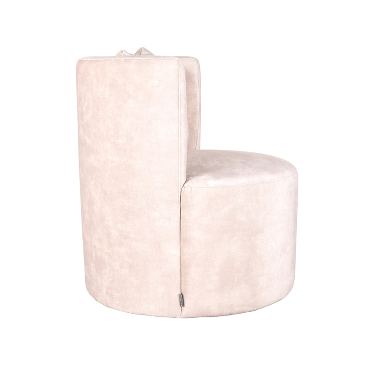 LABEL51 - Fauteuil Evy - Naturel - Velours
