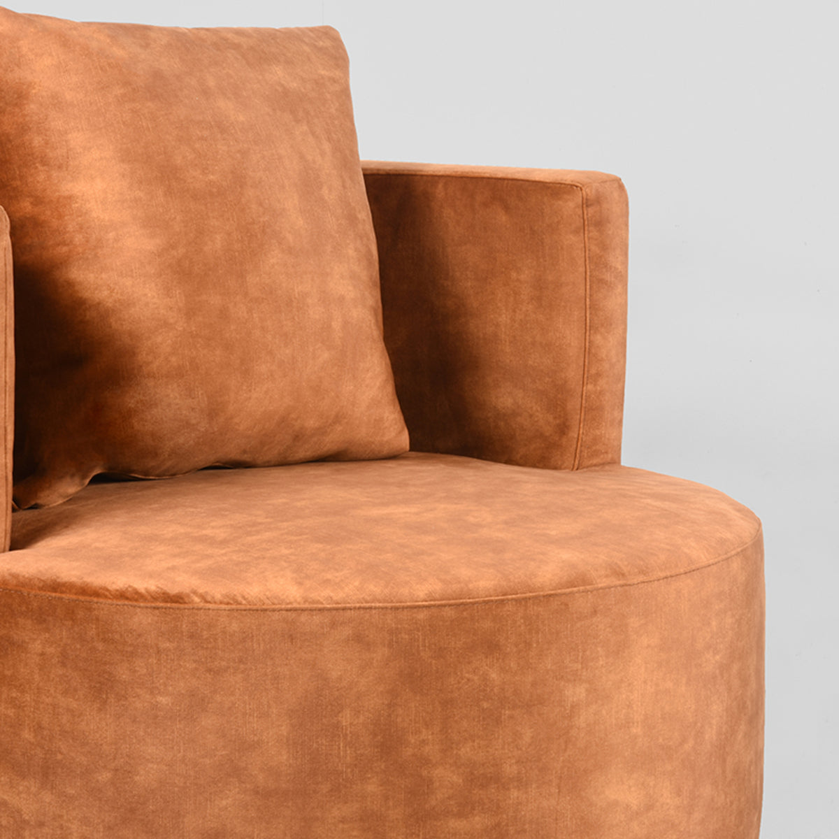 LABEL51 -  Fauteuil Evy - Oker - Velours
