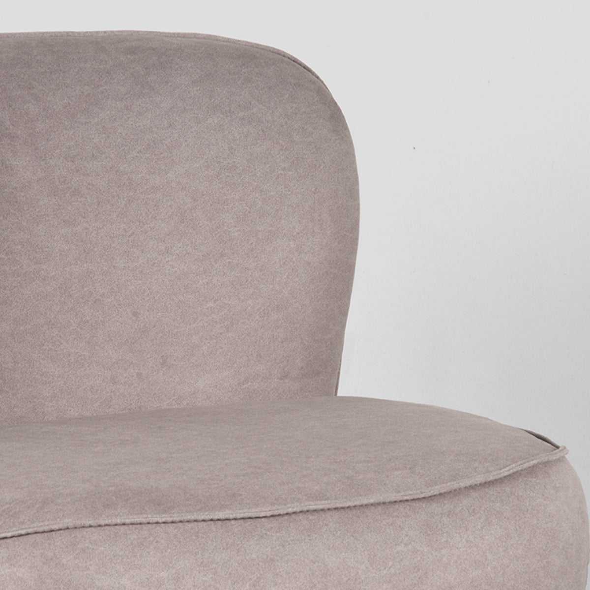 LABEL51 - Fauteuil Bunny - Taupe - Microfiber