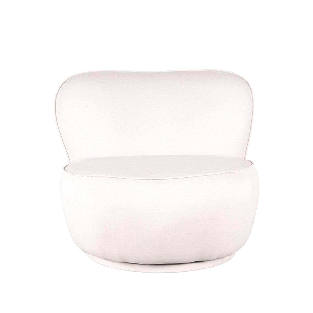 LABEL51 - Fauteuil Bunny - Crème - Microfiber