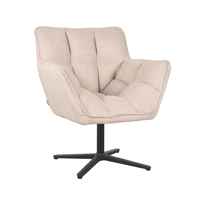 LABEL51 - Fauteuil Lan - Naturel - Boucle - 87x44x47 cm