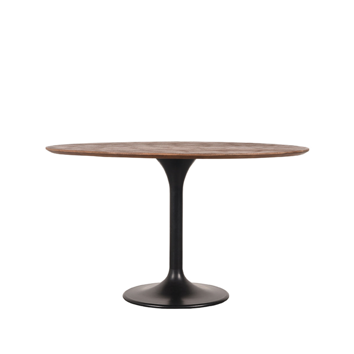 LABEL51 Table de salle à manger Otto - Espresso - Bois de manguier - 130 cm