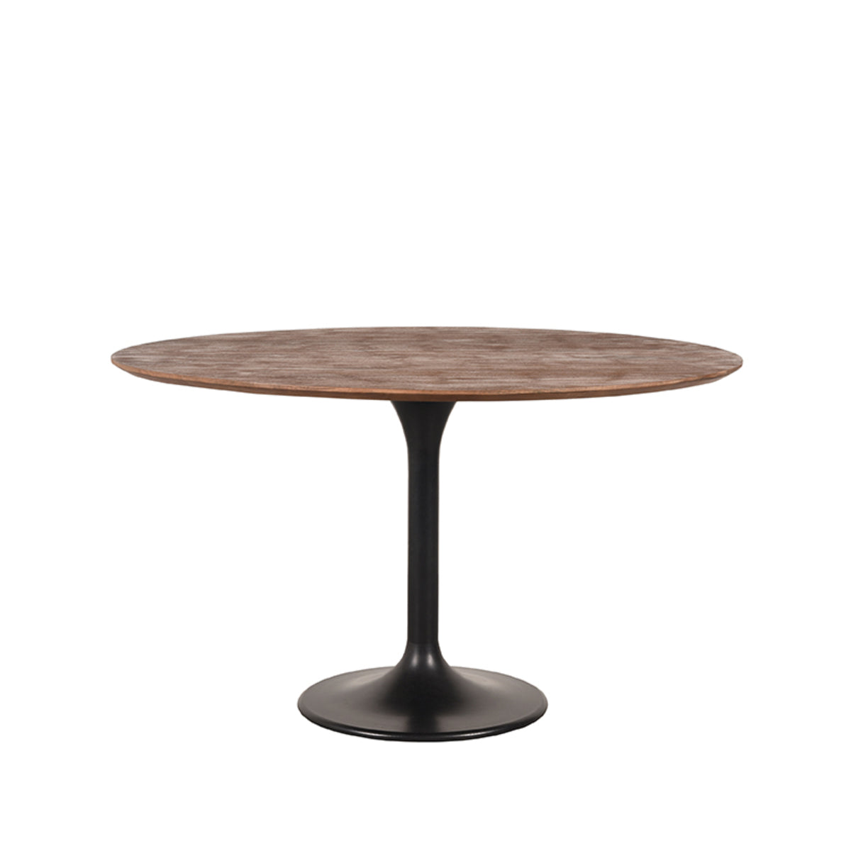 LABEL51 Table de salle à manger Otto - Espresso - Bois de manguier - 130 cm
