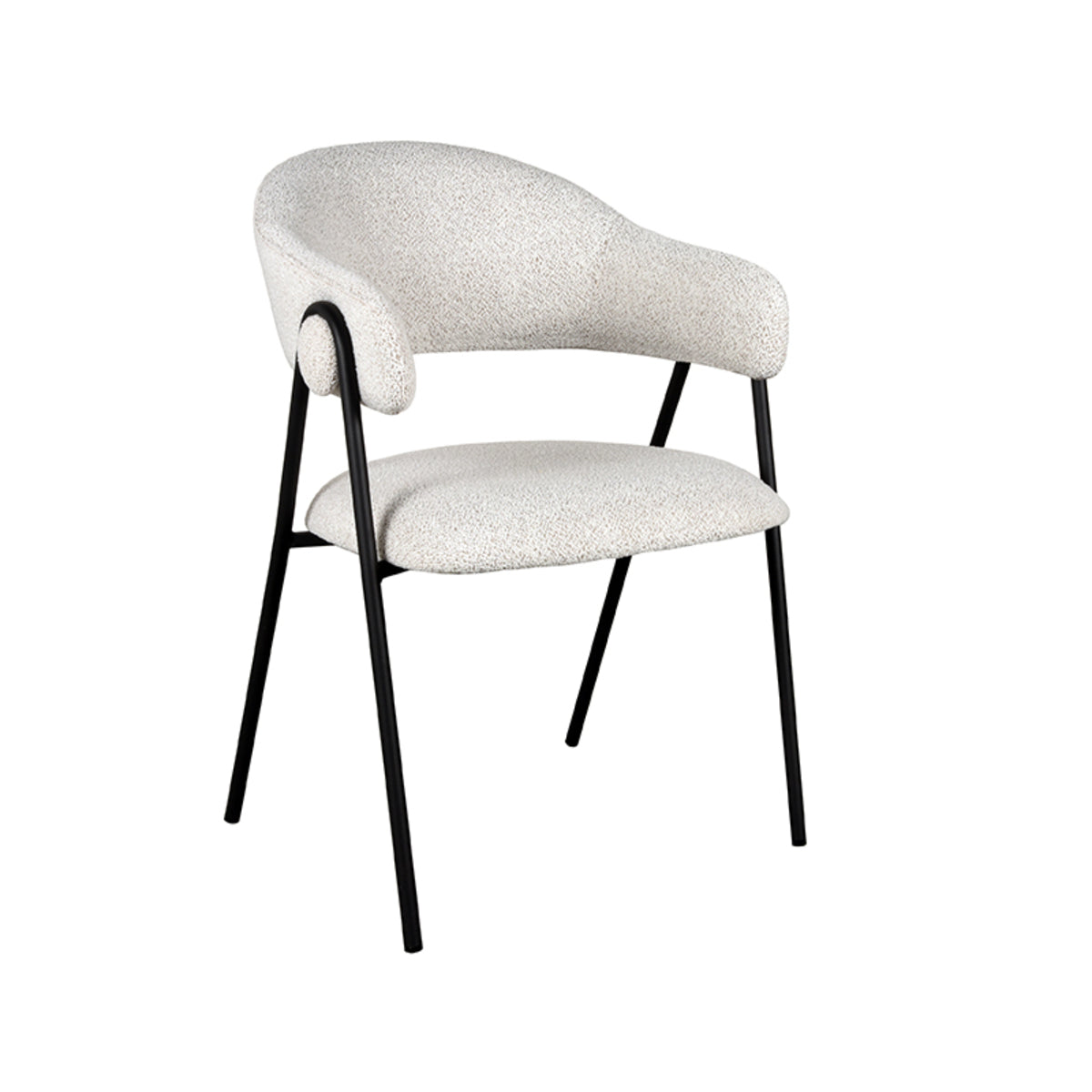LABEL51 Eetkamerstoel Lowen - Ecry - Boucle