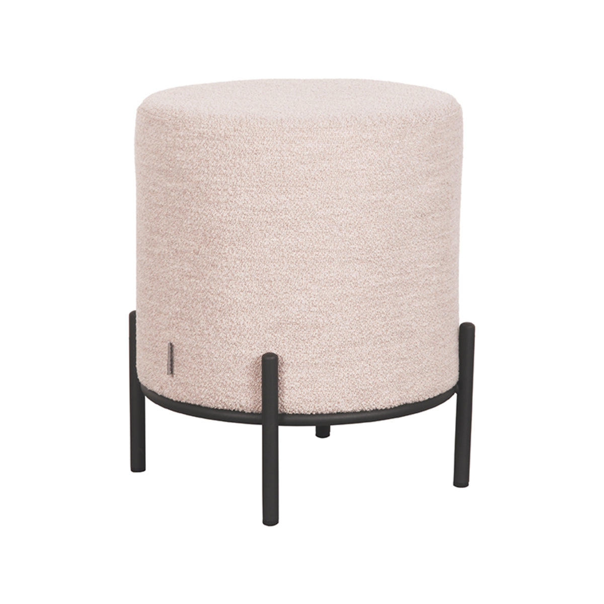 LABEL51 Pouf Troy - Naturel - Bouclé - M