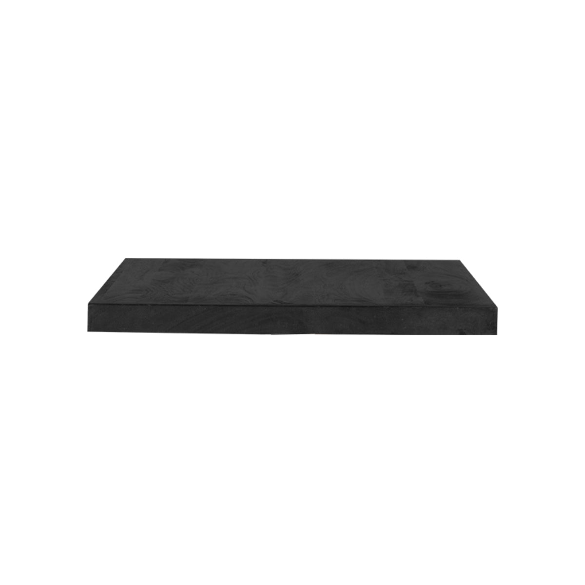 LABEL51 Table de salle à manger Plateau Straight Edge - Noir - Bois de manguier - 70 cm Straight