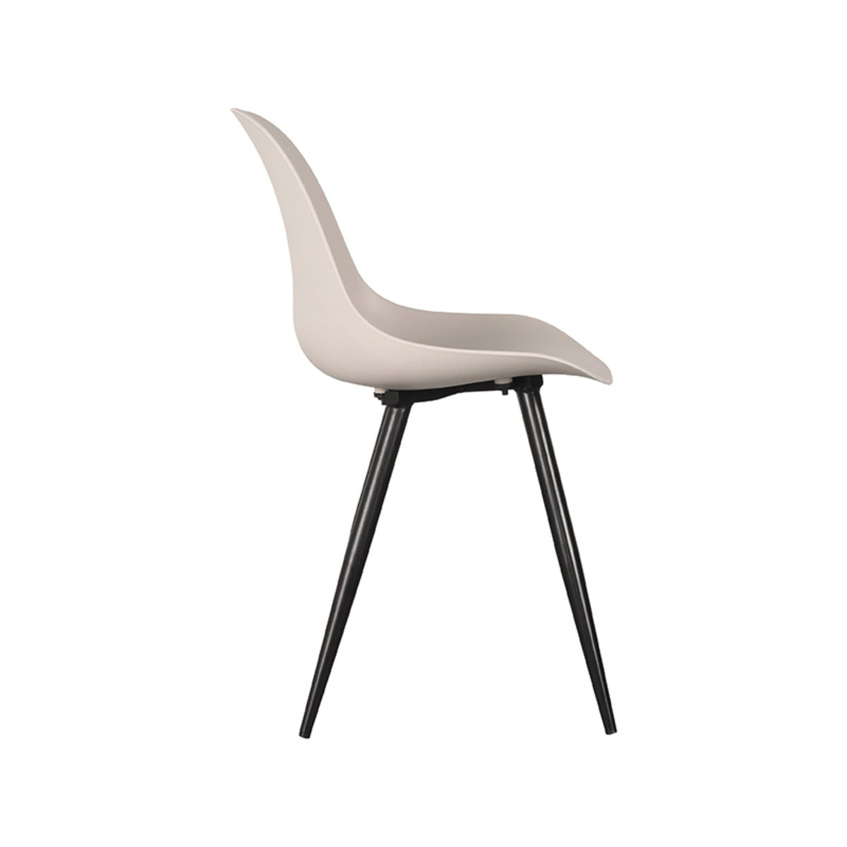LABEL51 Chaise de salle à manger Monza - Sable - Plastique