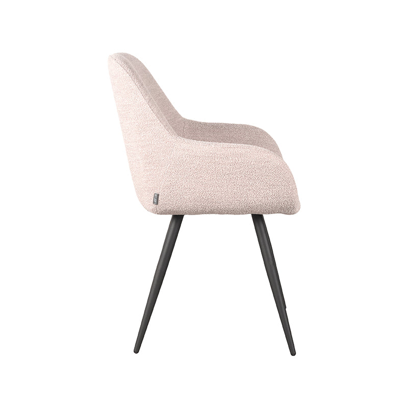 LABEL51 Chaise de salle à manger Fender - Naturel - Bouclé