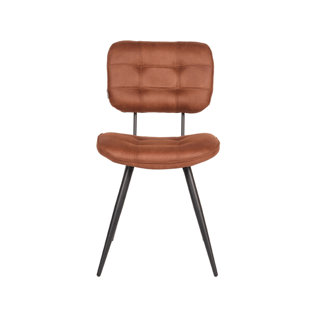 LABEL51 Chaise de salle à manger Gus - Cognac - Microfibre