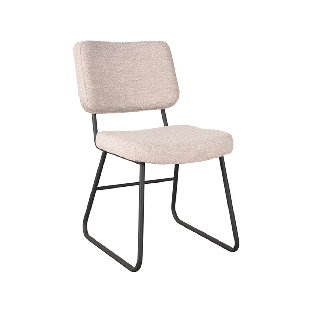 LABEL51 Chaise de salle à manger Noah - Naturel - Boucle