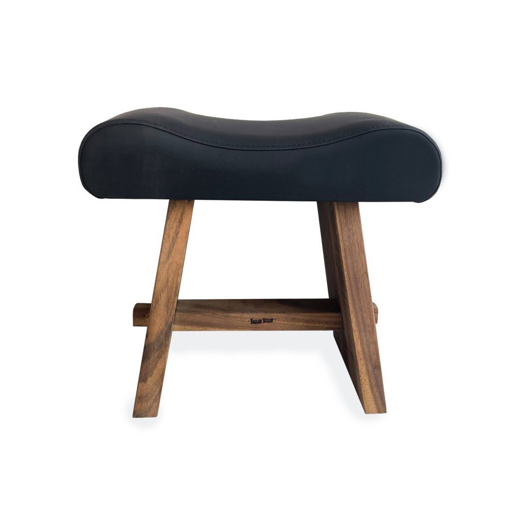 BB - Kruk Suar met leer - Natuurlook zwart