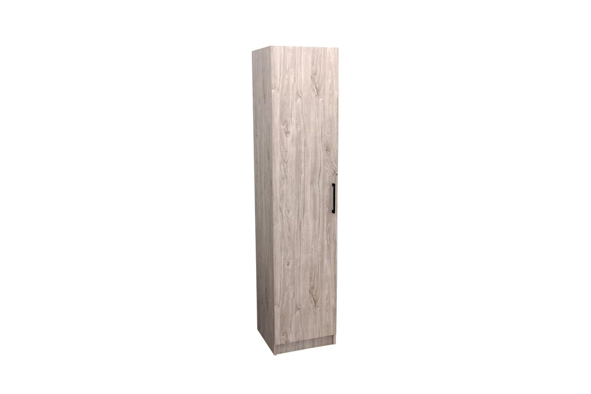 TYC - Bergkast Elmo - 1-draaideur - Grijze Eik - 40x180x40 cm