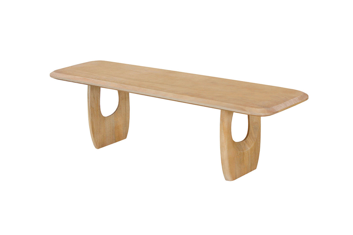 Rousseau - TV meubel Braga - Mangohout Amandel - 45x160x45 cm