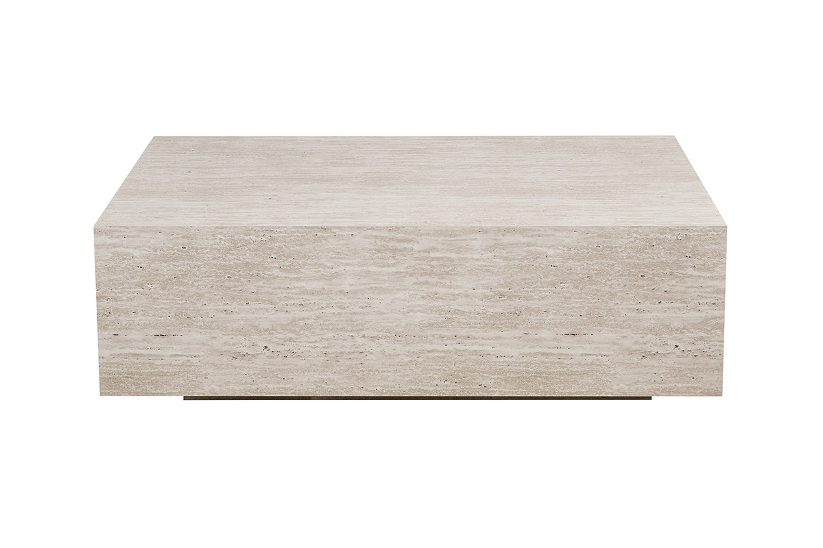 Rousseau - Salontafel Jacky - Decor Travertijn Beige - 38x120x70 cm