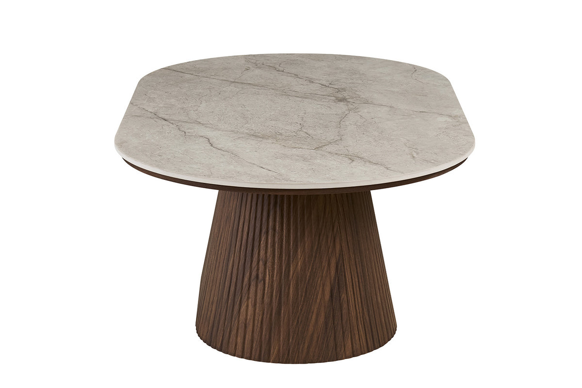 Rousseau - Salontafel Vigo - Donkere Eik Shakespear Beige - 70x44x120 cm