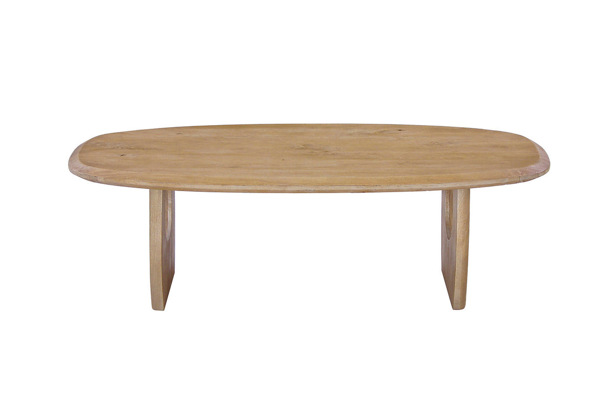 Rousseau - Salontafel Braga - Ovaal Mangohout - 40x130x70 cm