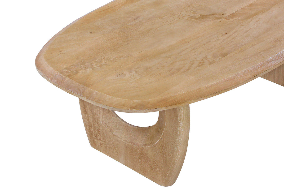 Rousseau - Salontafel Braga - Ovaal Mangohout - 40x130x70 cm