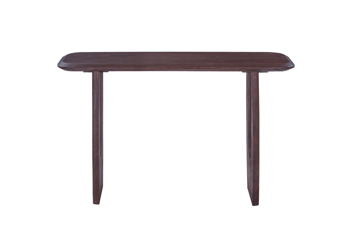 Rousseau - Consoletafel Braga- Ovaal Donkerbruin - 76x120x40 cm