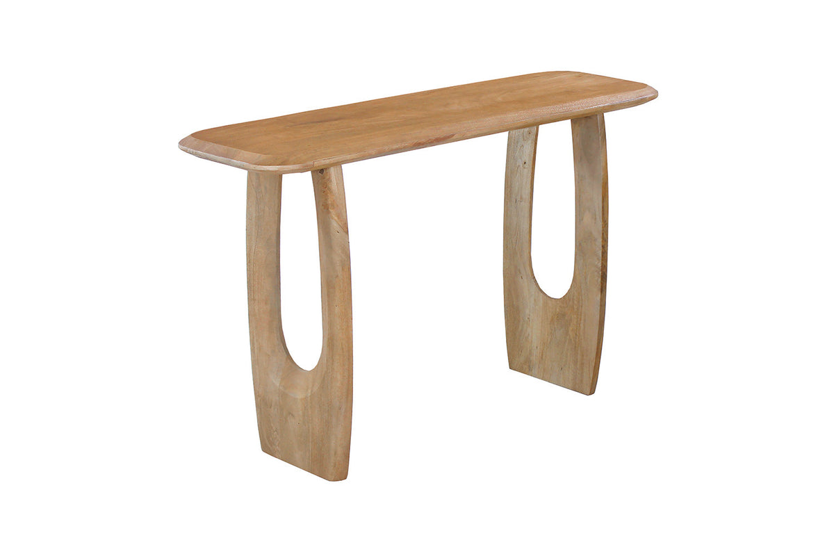 Rousseau - Table Braga - Ovale - Bois de manguier - 76x120x40 cm