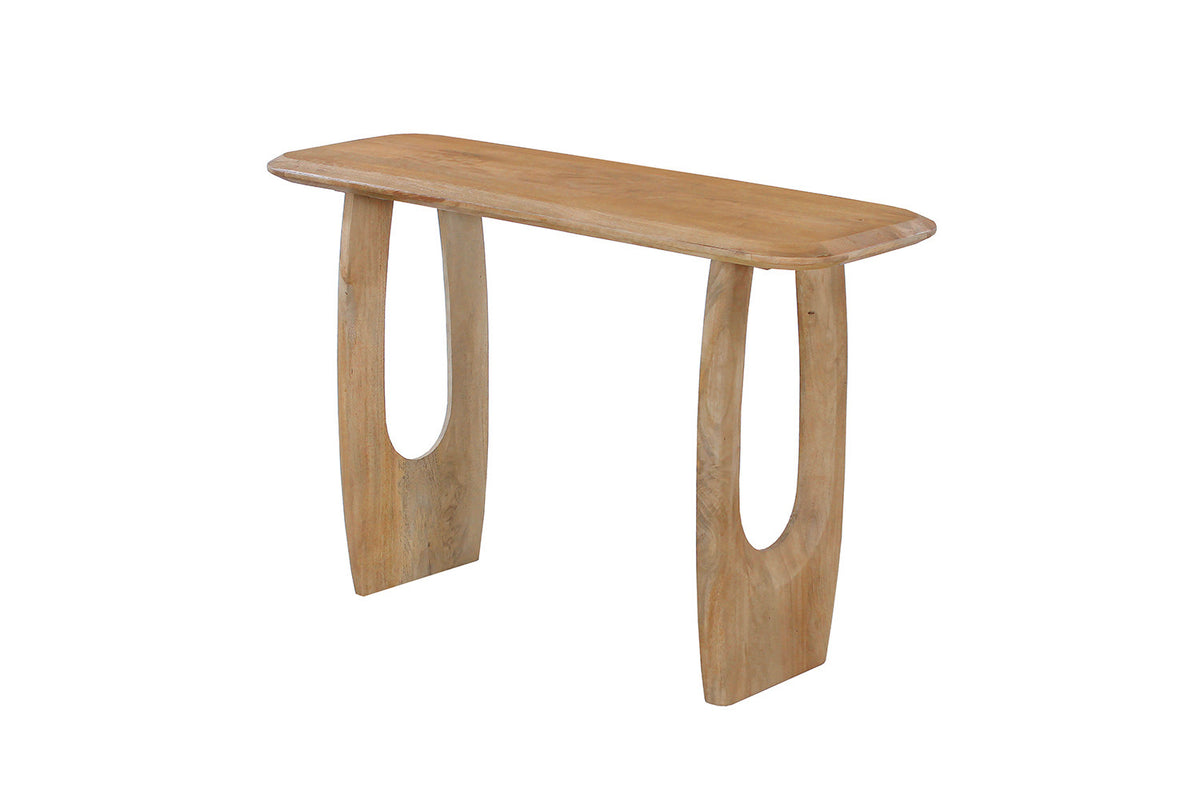 Rousseau - Table Braga - Ovale - Bois de manguier - 76x120x40 cm