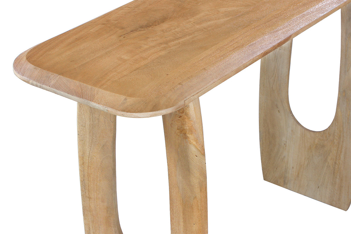 Rousseau - Table Braga - Ovale - Bois de manguier - 76x120x40 cm