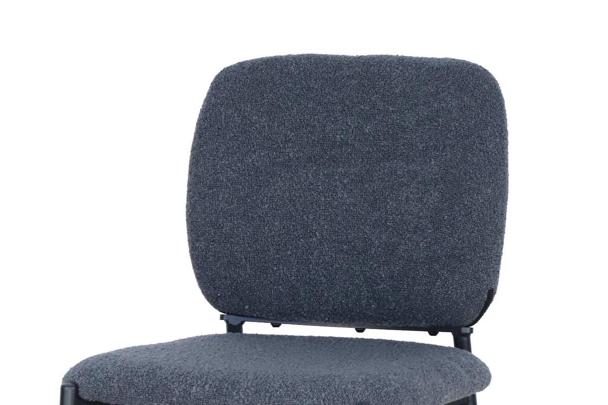AANBIEDING - Counterstoel 'Sophia' Stof Donkergrijs