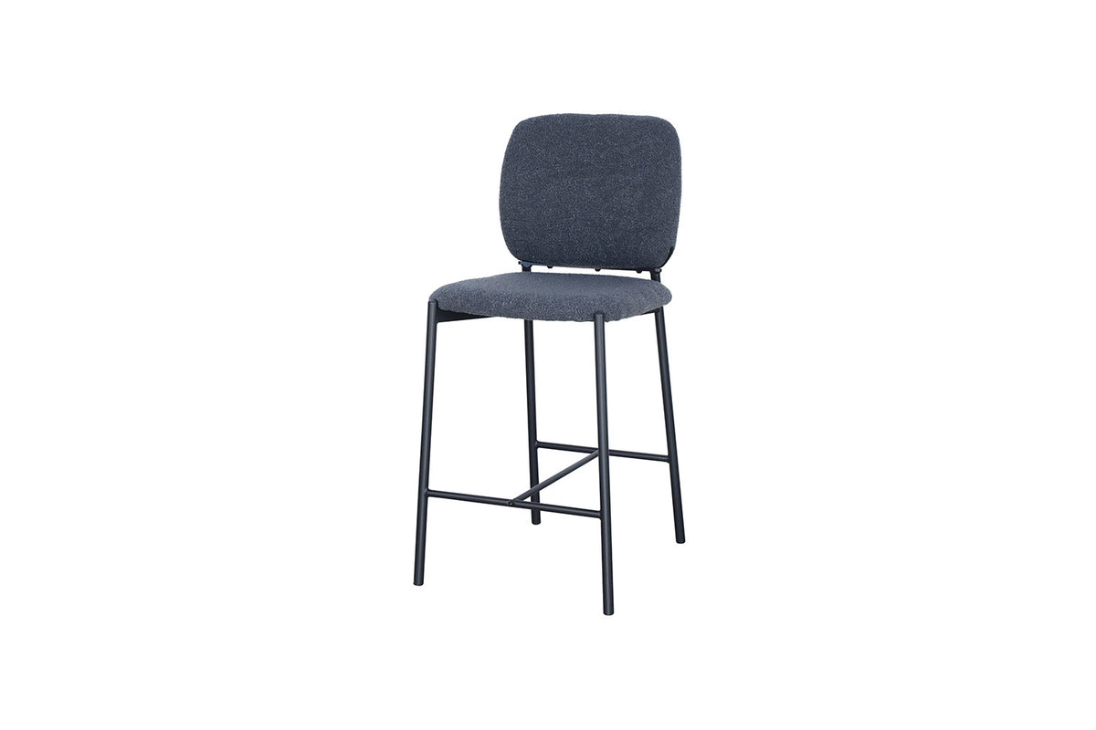 AANBIEDING - Counterstoel 'Sophia' Stof Donkergrijs
