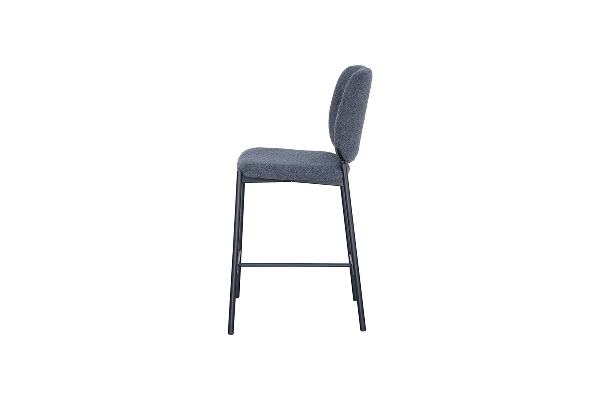 AANBIEDING - Counterstoel 'Sophia' Stof Donkergrijs
