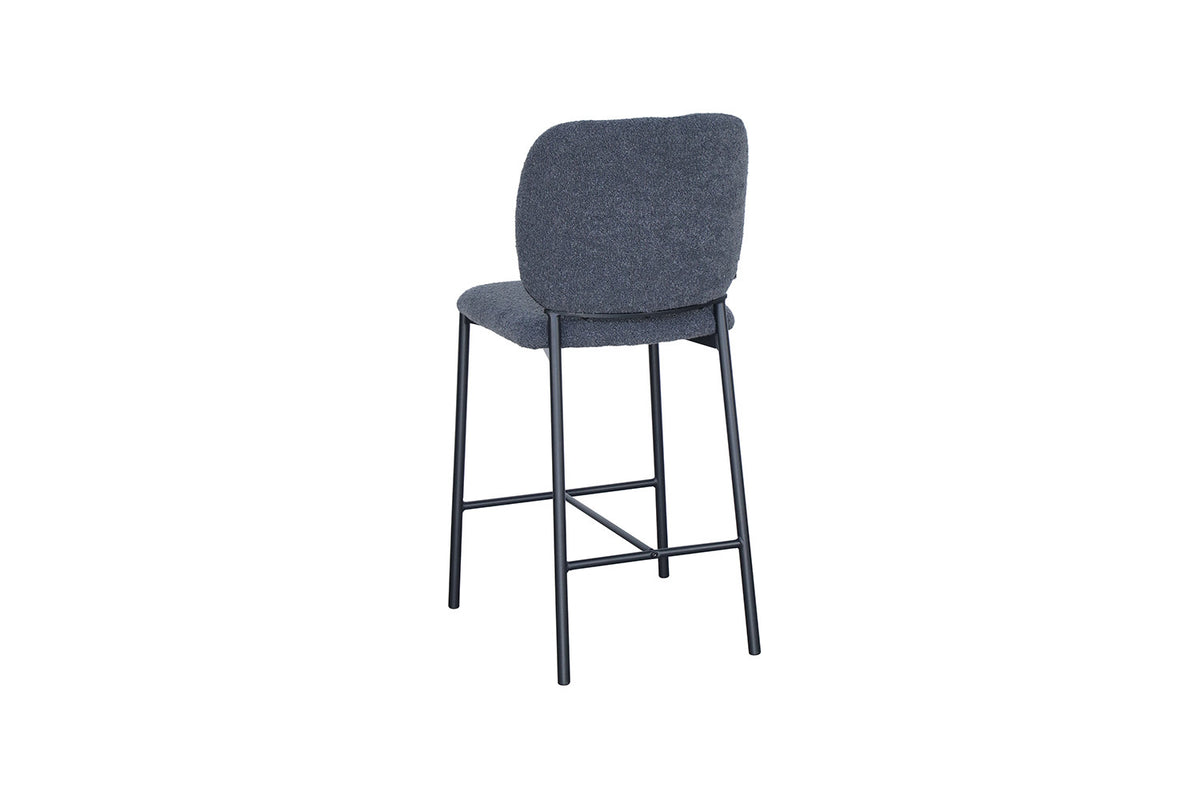 AANBIEDING - Counterstoel 'Sophia' Stof Donkergrijs