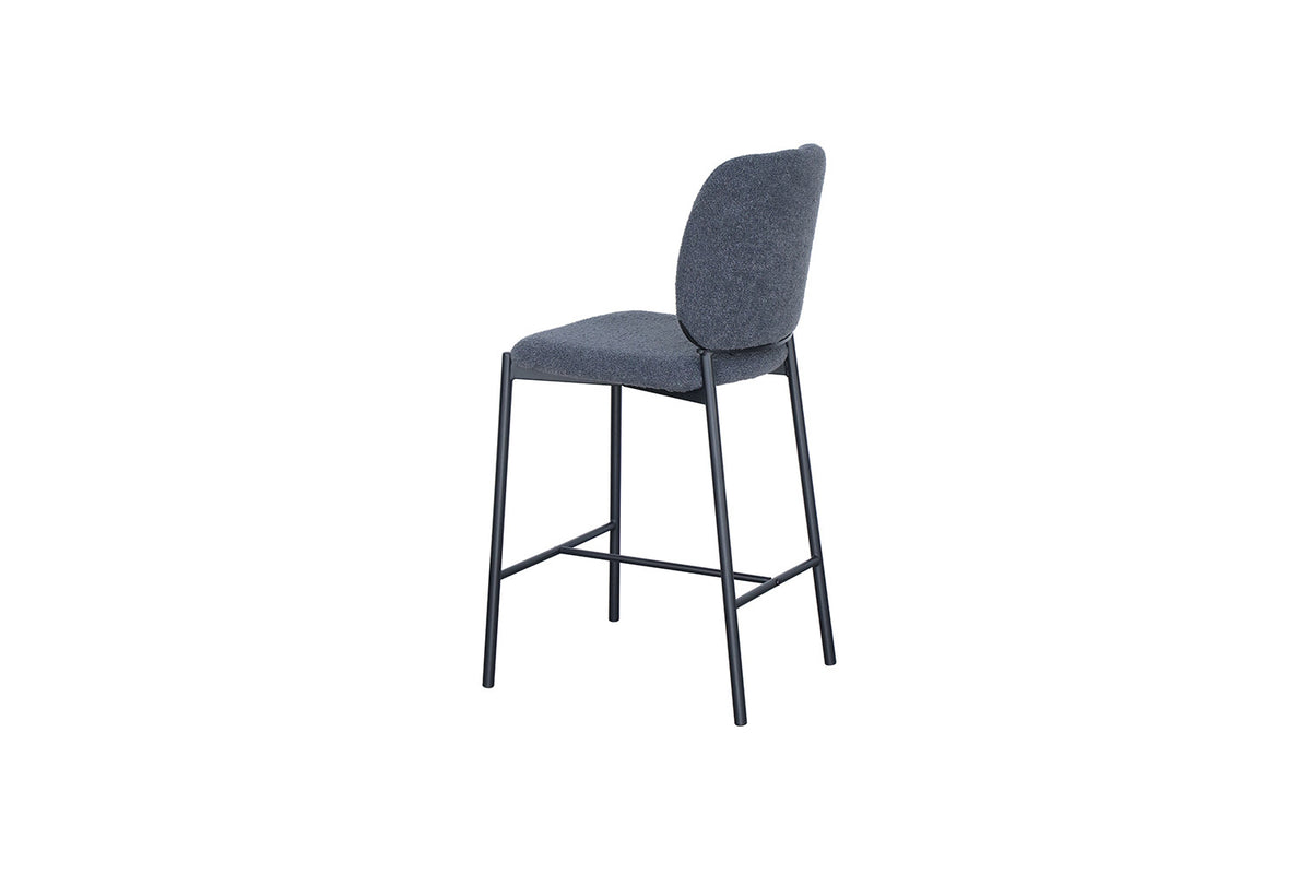 AANBIEDING - Counterstoel 'Sophia' Stof Donkergrijs