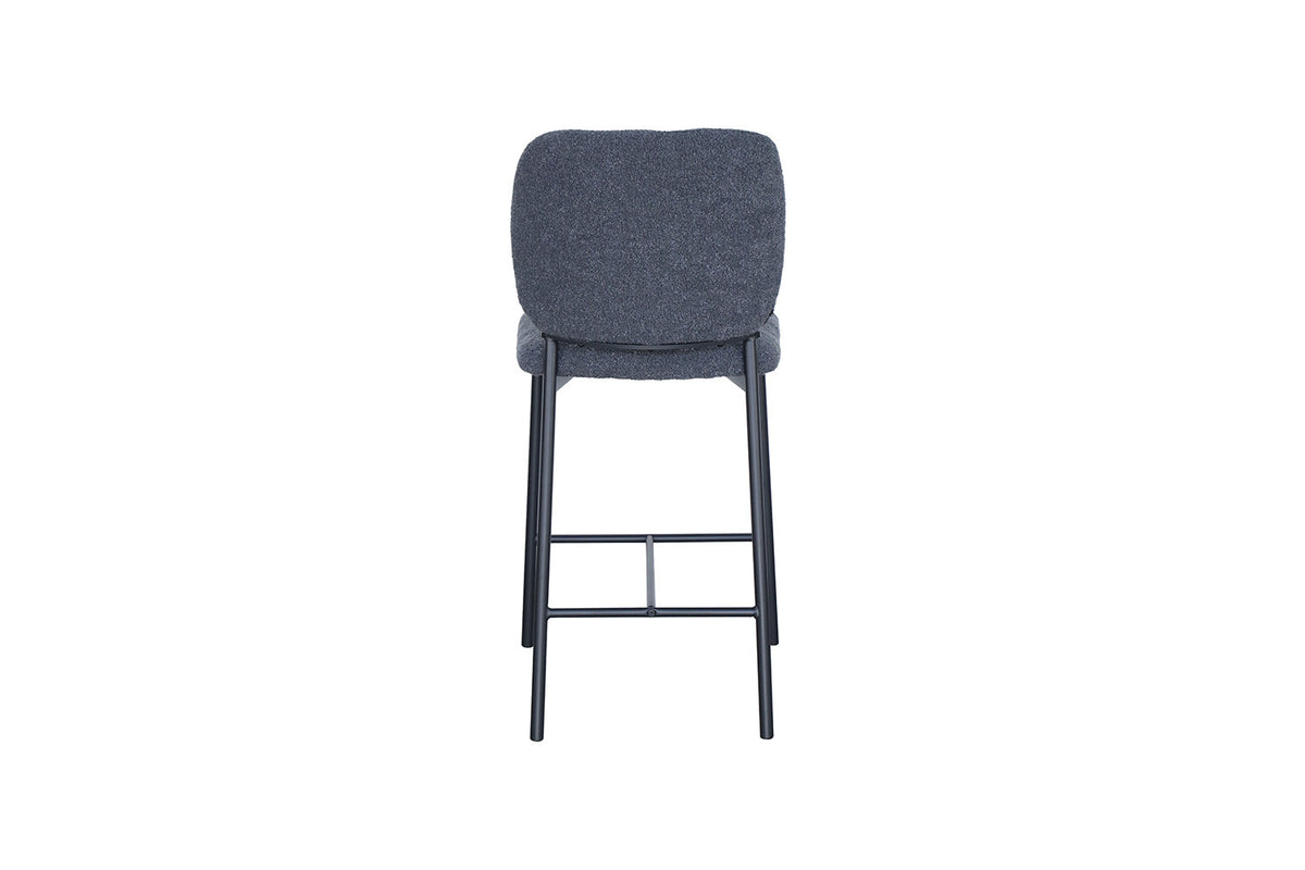 AANBIEDING - Counterstoel 'Sophia' Stof Donkergrijs